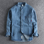Felix Grant Washed Spring Denim Shirt – Classic Cotton Denim Overshirt