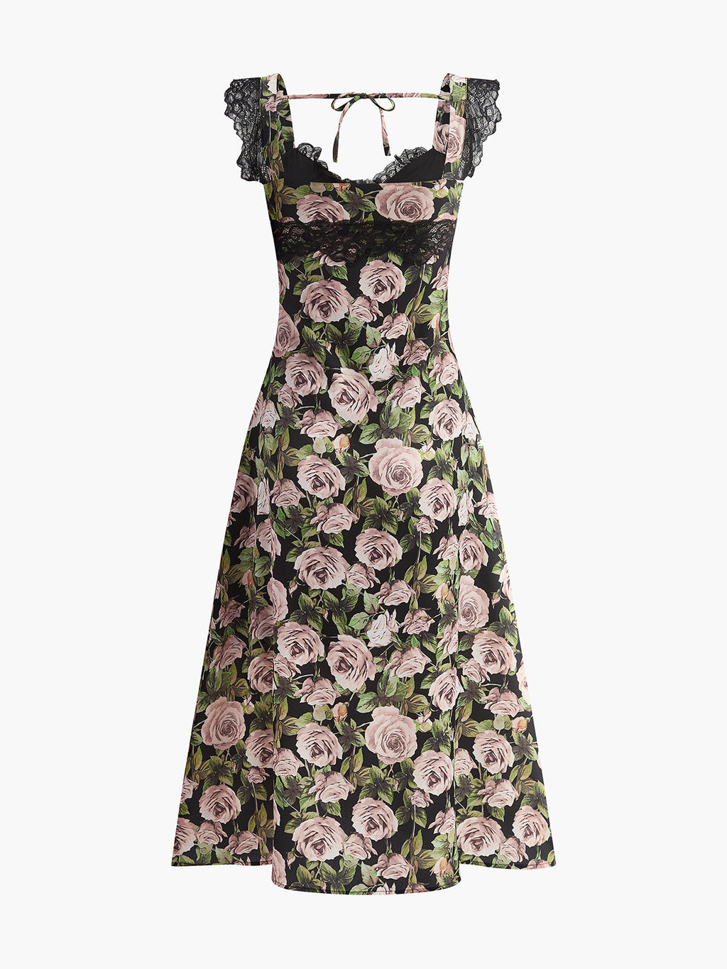 Women’s Backless Square Neck Maxi Dress – Elegant Sleeveless Occasion Dress