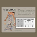 Women’s Romantic Printed Maxi Dress – Sleeveless Collarless Elegant Vacation & Leisure Dress