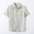 Men’s Lightweight Vacation Shirt – Relaxed Fit Spread Collar Beach-to-Dinner Button-Up