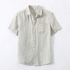 Men’s Lightweight Vacation Shirt – Relaxed Fit Spread Collar Beach-to-Dinner Button-Up