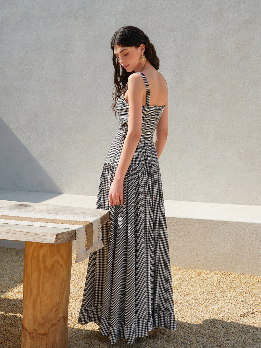 Women’s 100% Cotton Belted Maxi Dress – Sleeveless Collarless Elegant Casual Dress for Vacation & Party