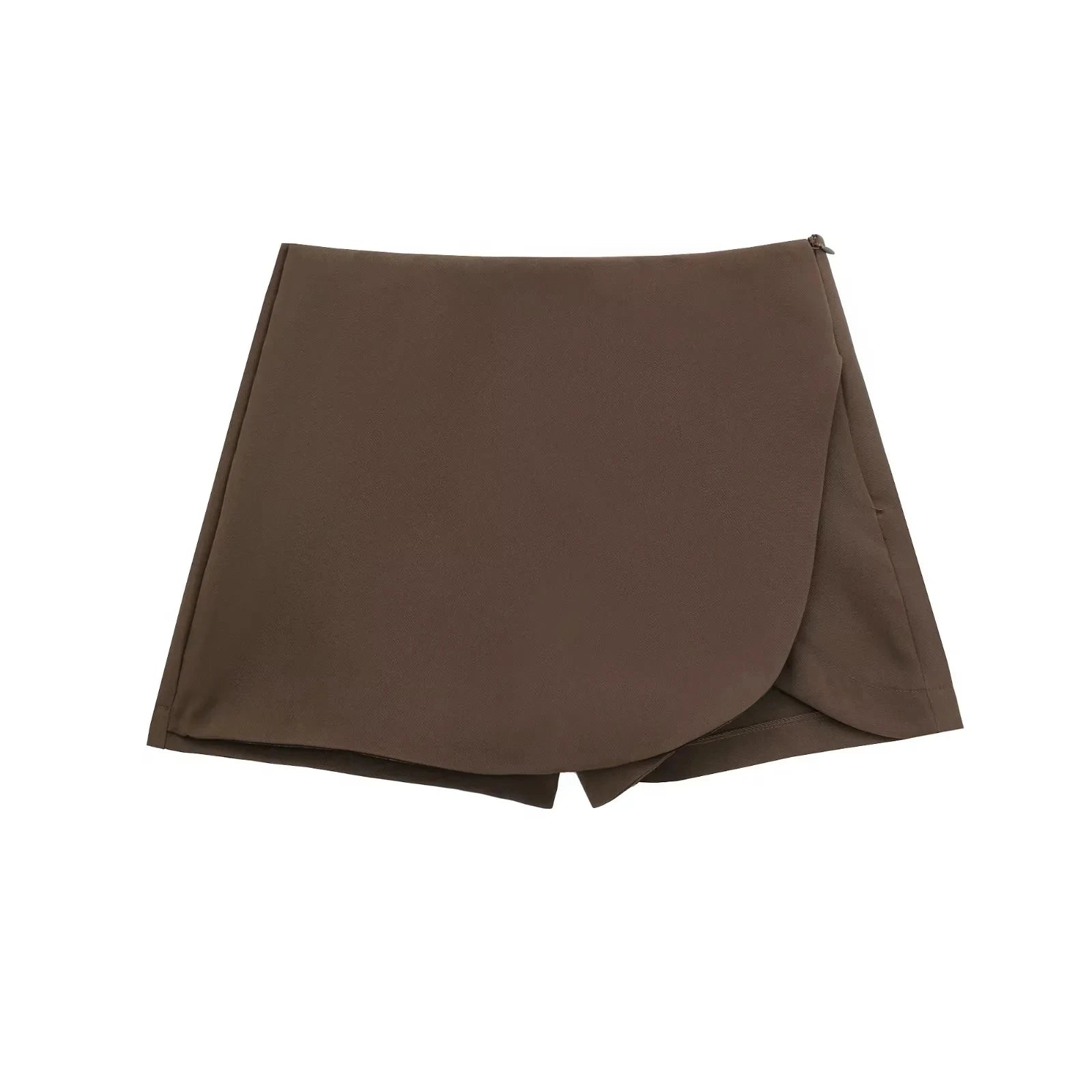 Women’s High Waist Skort – Asymmetrical Office Skirt Shorts for Summer