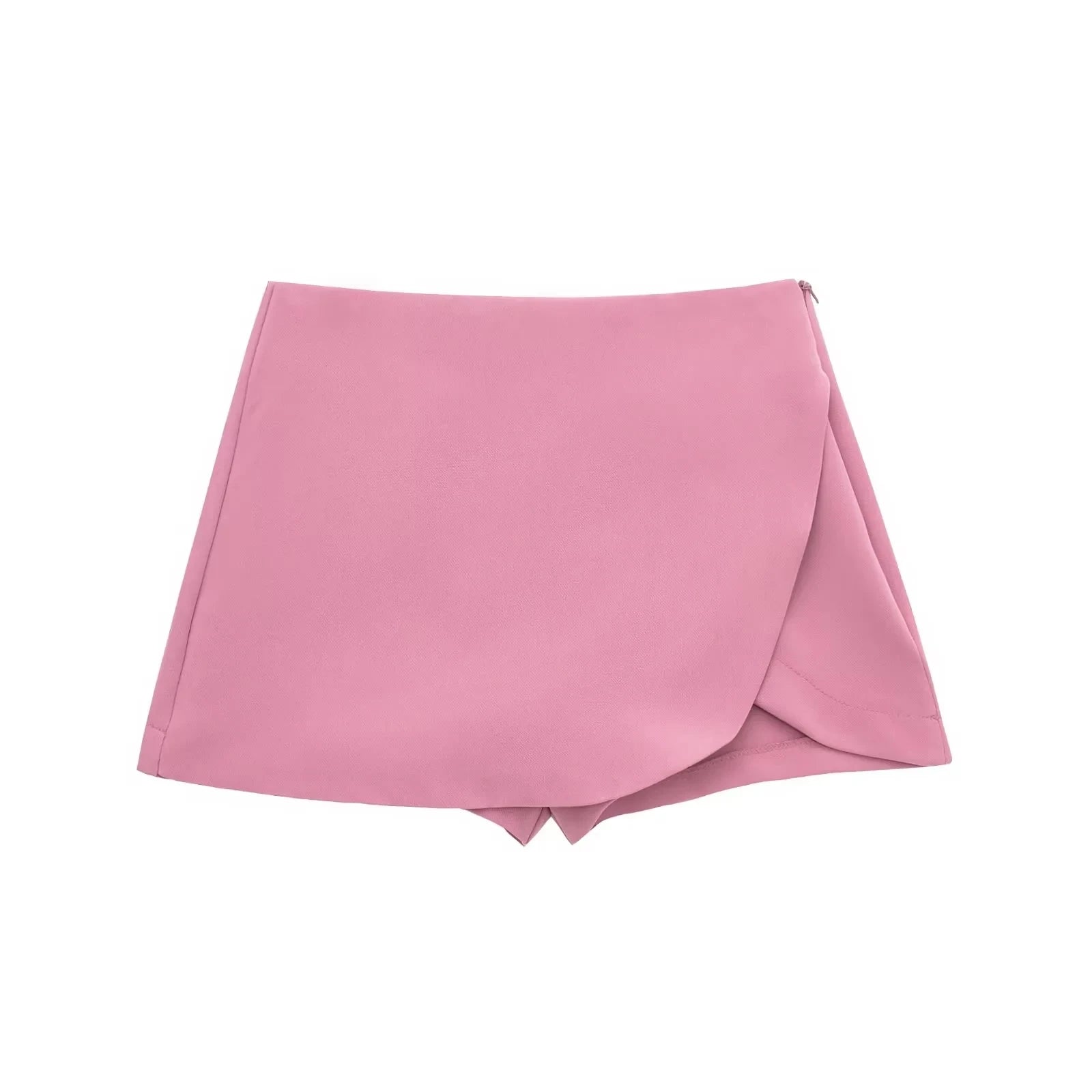 Women’s High Waist Skort – Asymmetrical Office Skirt Shorts for Summer