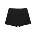 Women’s High Waist Skort – Asymmetrical Office Skirt Shorts for Summer