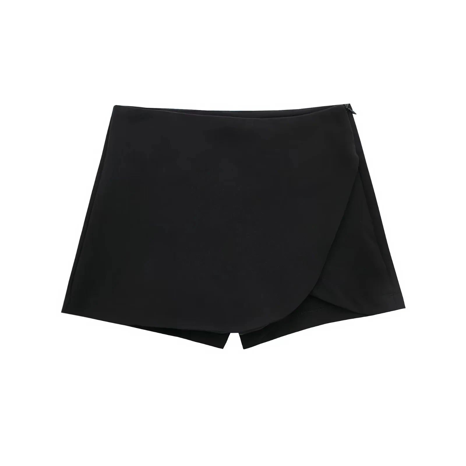 Women’s High Waist Skort – Asymmetrical Office Skirt Shorts for Summer