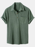 Men’s Stretch Blend Shirt – Lightweight Polyester-Spandex Essential