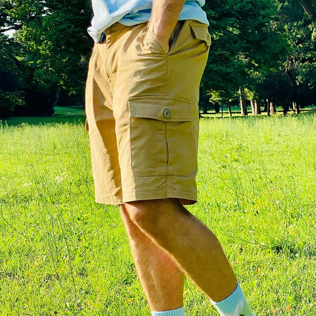 Durable Lightweight Mens Cargo Shorts for Outdoor Activities