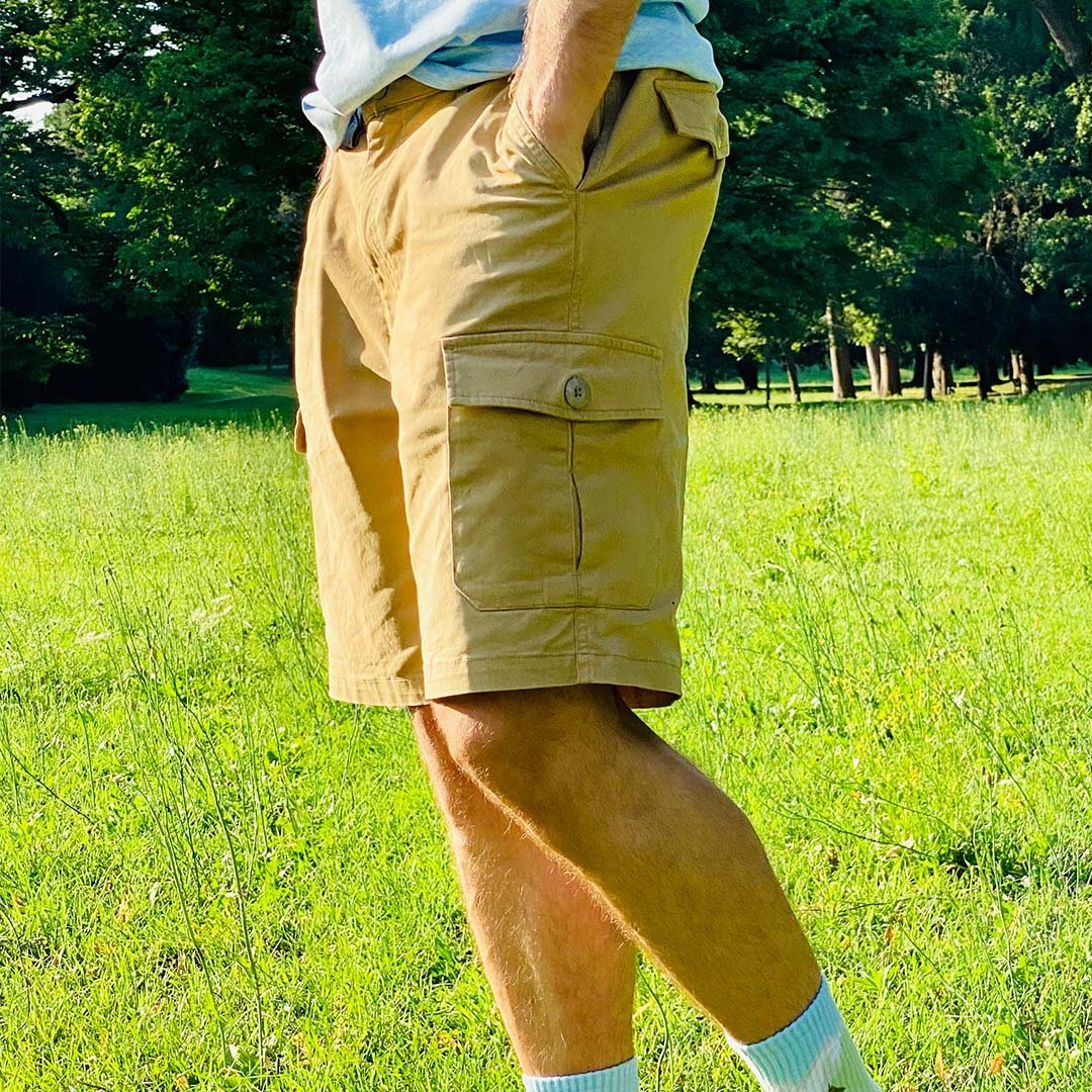 Durable Lightweight Mens Cargo Shorts for Outdoor Activities