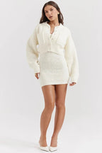 Women’s Josephine Chenille Knit Bomber Jacket – Soft Button Front Cozy Cardigan Jacket with Pockets for Casual, Lounge & Everyday Wear