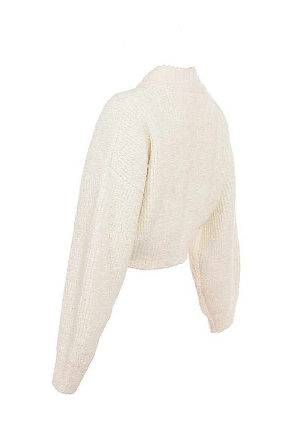 Women’s Josephine Chenille Knit Bomber Jacket – Soft Button Front Cozy Cardigan Jacket with Pockets for Casual, Lounge & Everyday Wear
