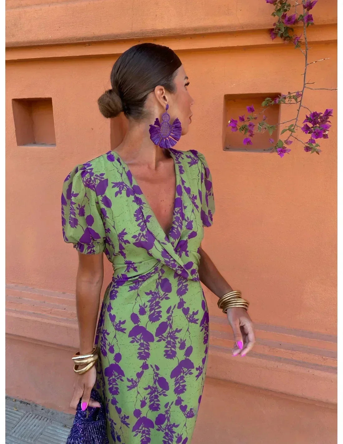 Kristine  Summer Dress — Women’s Lightweight Flowy Dress Elegant Casual Beach Vacation Day to Night Outfit