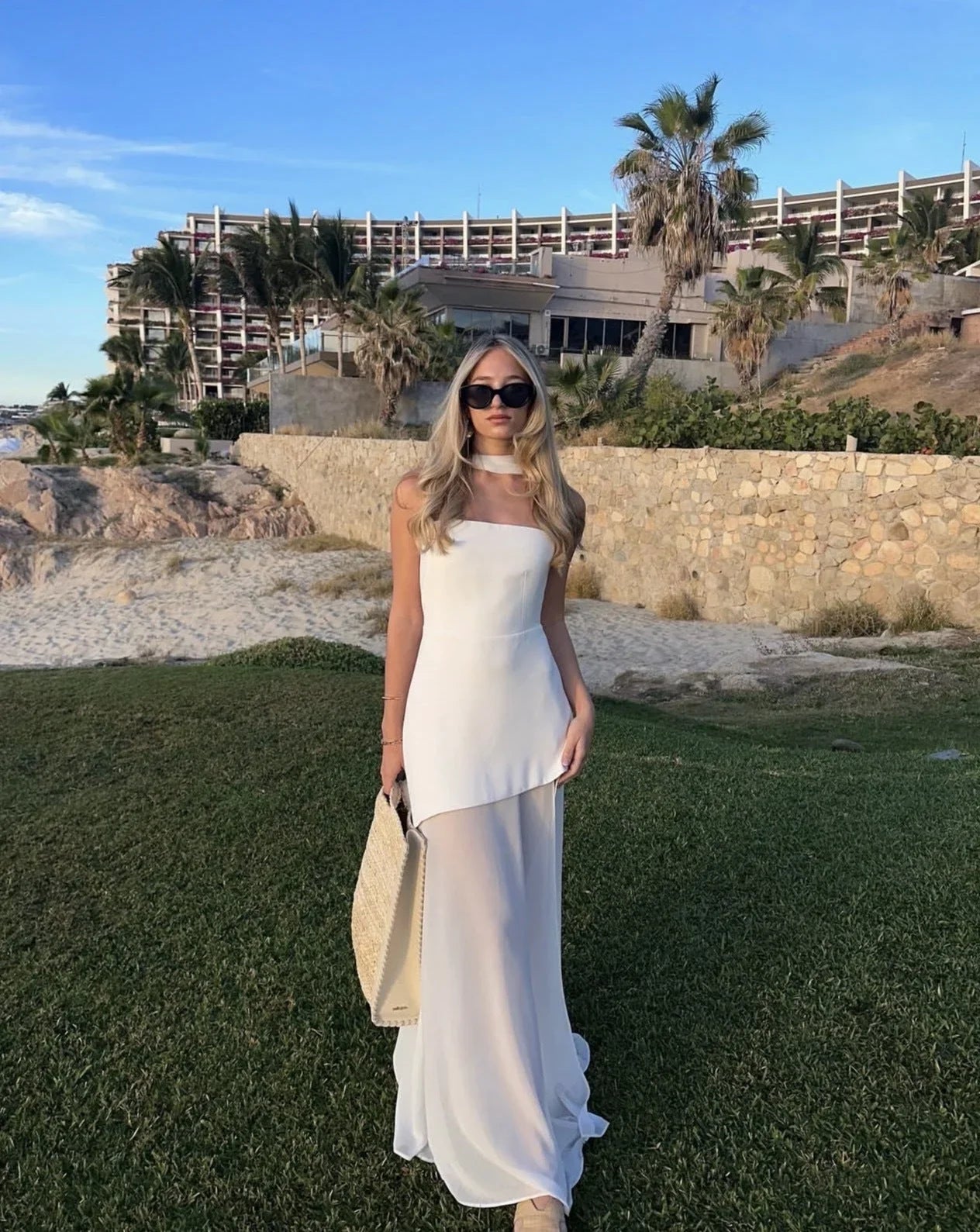 Kori Asymmetrical Maxi Dress – Elegant Flowing Layered Statement Dress