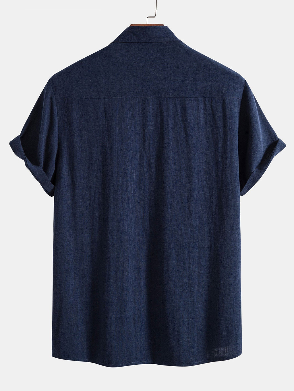 Men’s Linen-Rayon Blend Shirt – Lightweight Breathable Summer Essential