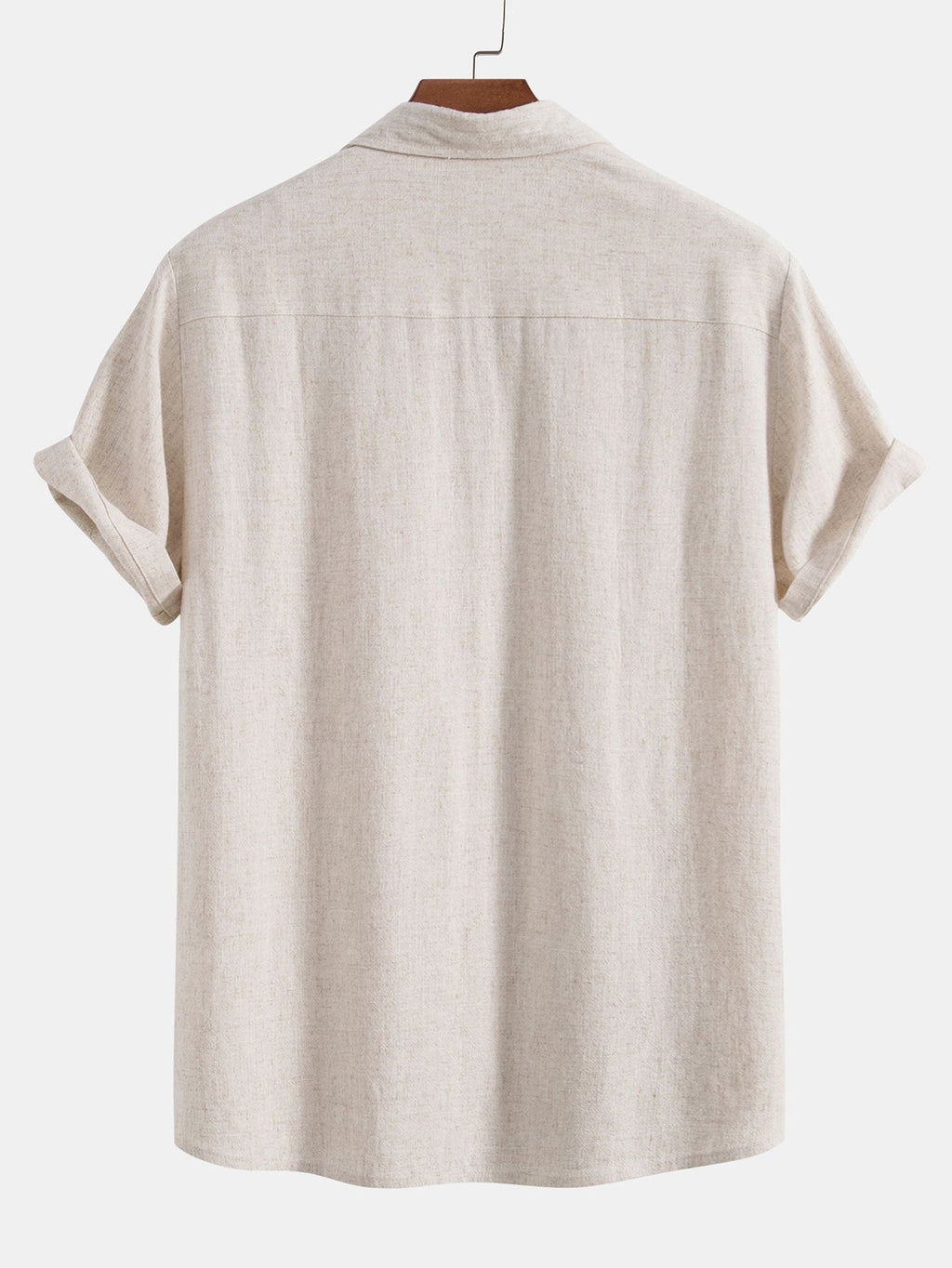 Men’s Linen-Rayon Blend Shirt – Lightweight Breathable Summer Essential