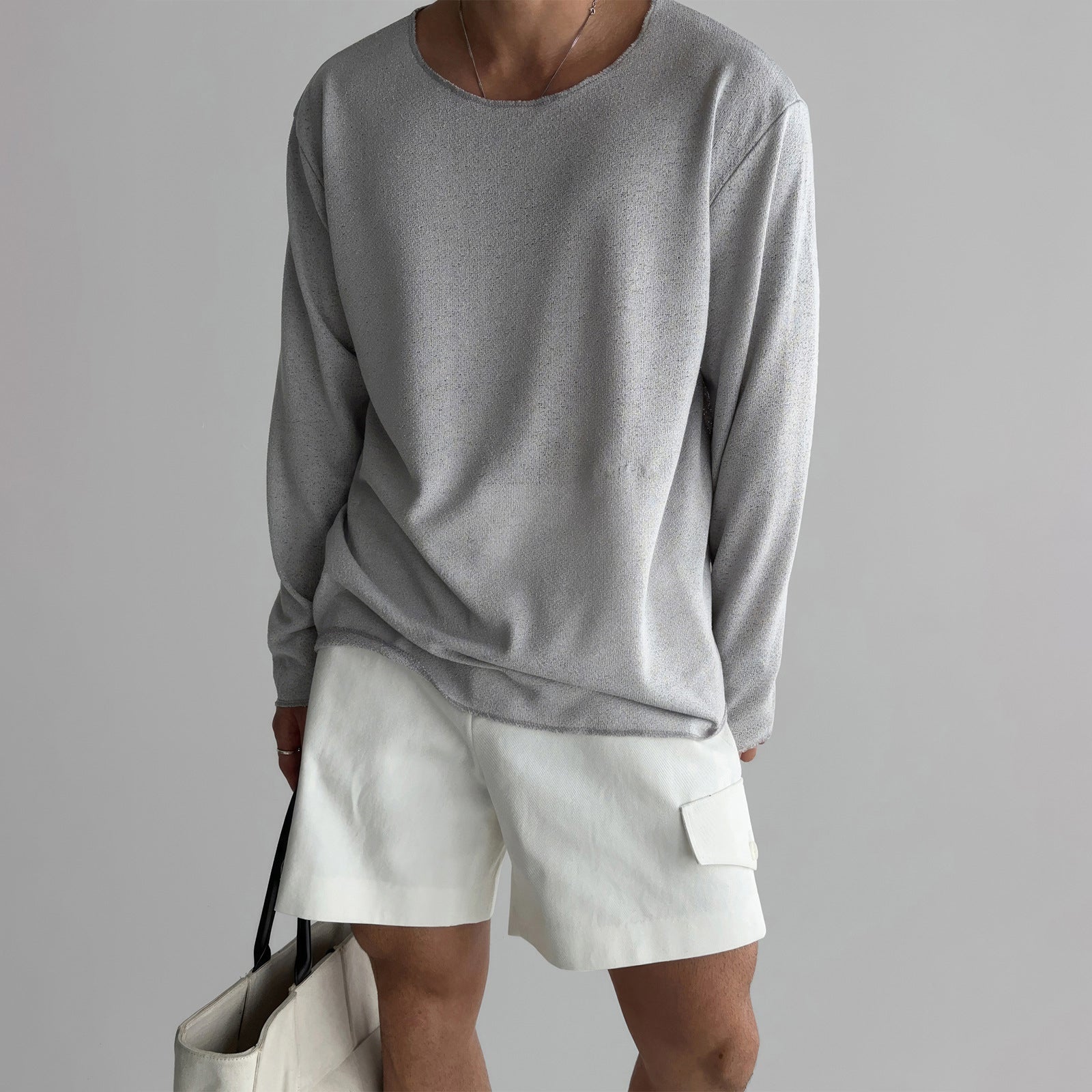 Lorenzo Vitali Solace Knit Shirt – Breathable Relaxed Fit Everyday Essential