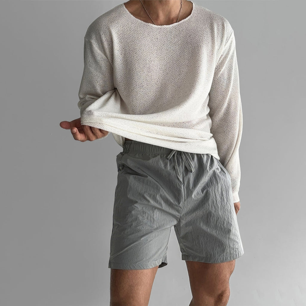 Lorenzo Vitali Solace Knit Shirt – Breathable Relaxed Fit Everyday Essential