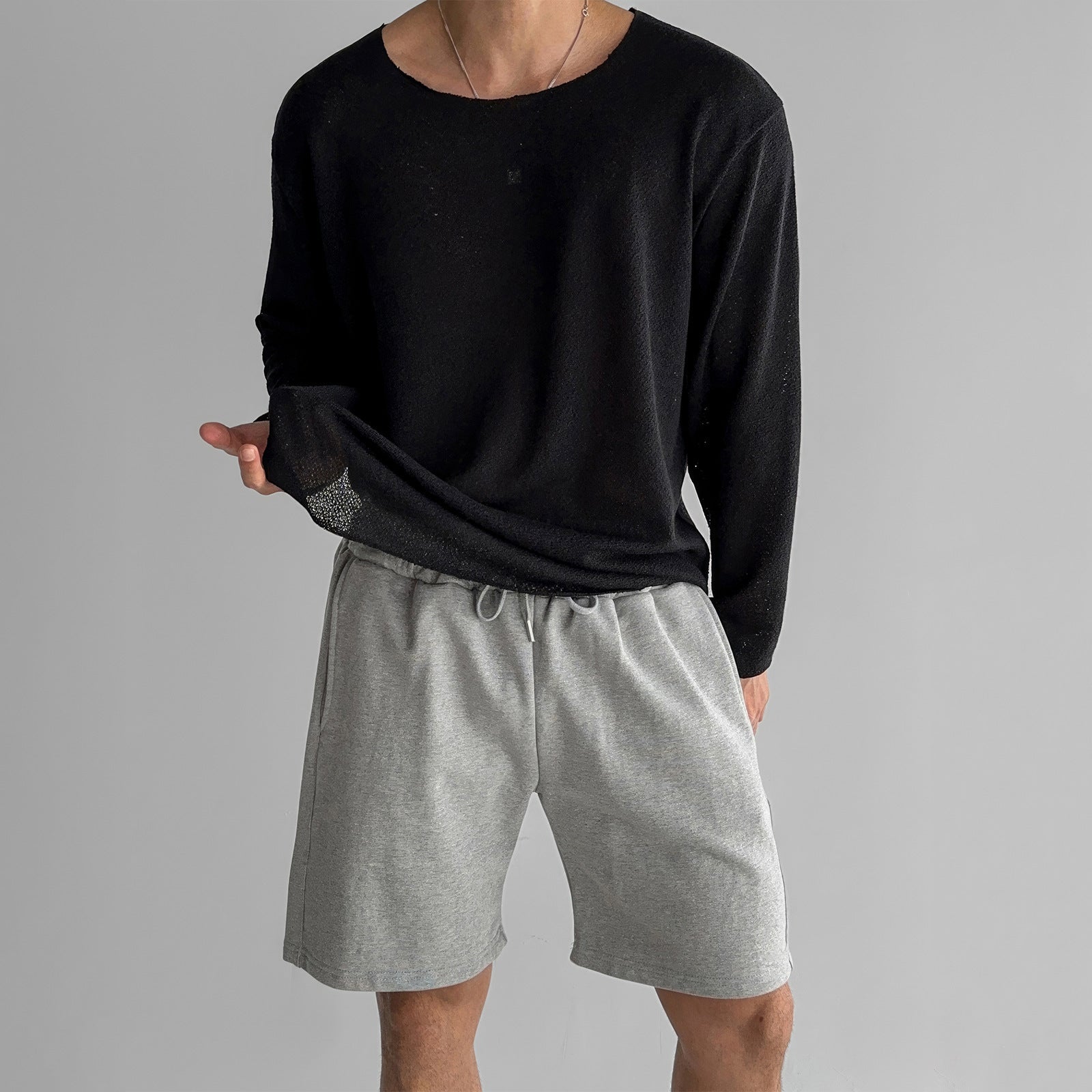 Lorenzo Vitali Solace Knit Shirt – Breathable Relaxed Fit Everyday Essential