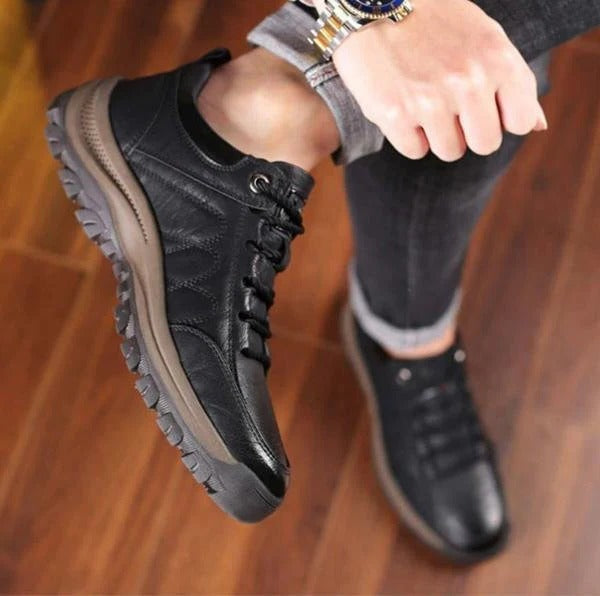 Men's Leather Comfort Orthopedic Dress Shoes