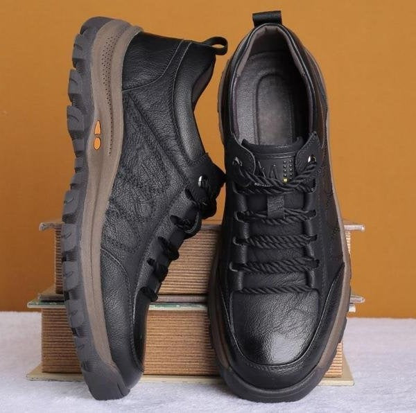 Men's Leather Comfort Orthopedic Dress Shoes
