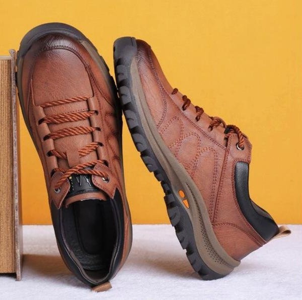 Men's Leather Comfort Orthopedic Dress Shoes