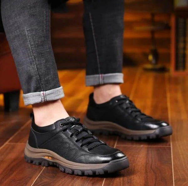 Men's Leather Comfort Orthopedic Dress Shoes