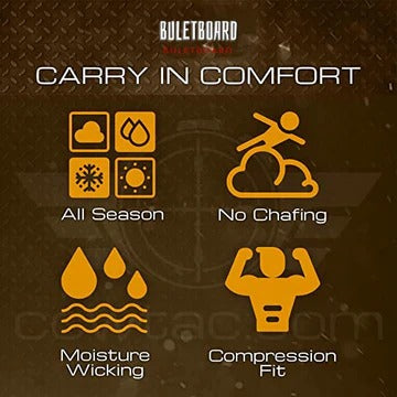 Men Women Concealed Carry Holster Shirt with Dual Holsters