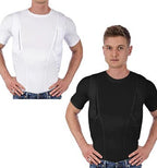 Men Women Concealed Carry Holster Shirt with Dual Holsters