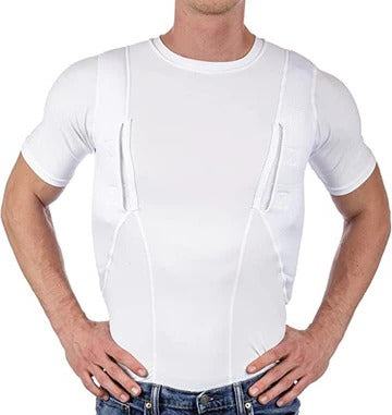 Men Women Concealed Carry Holster Shirt with Dual Holsters