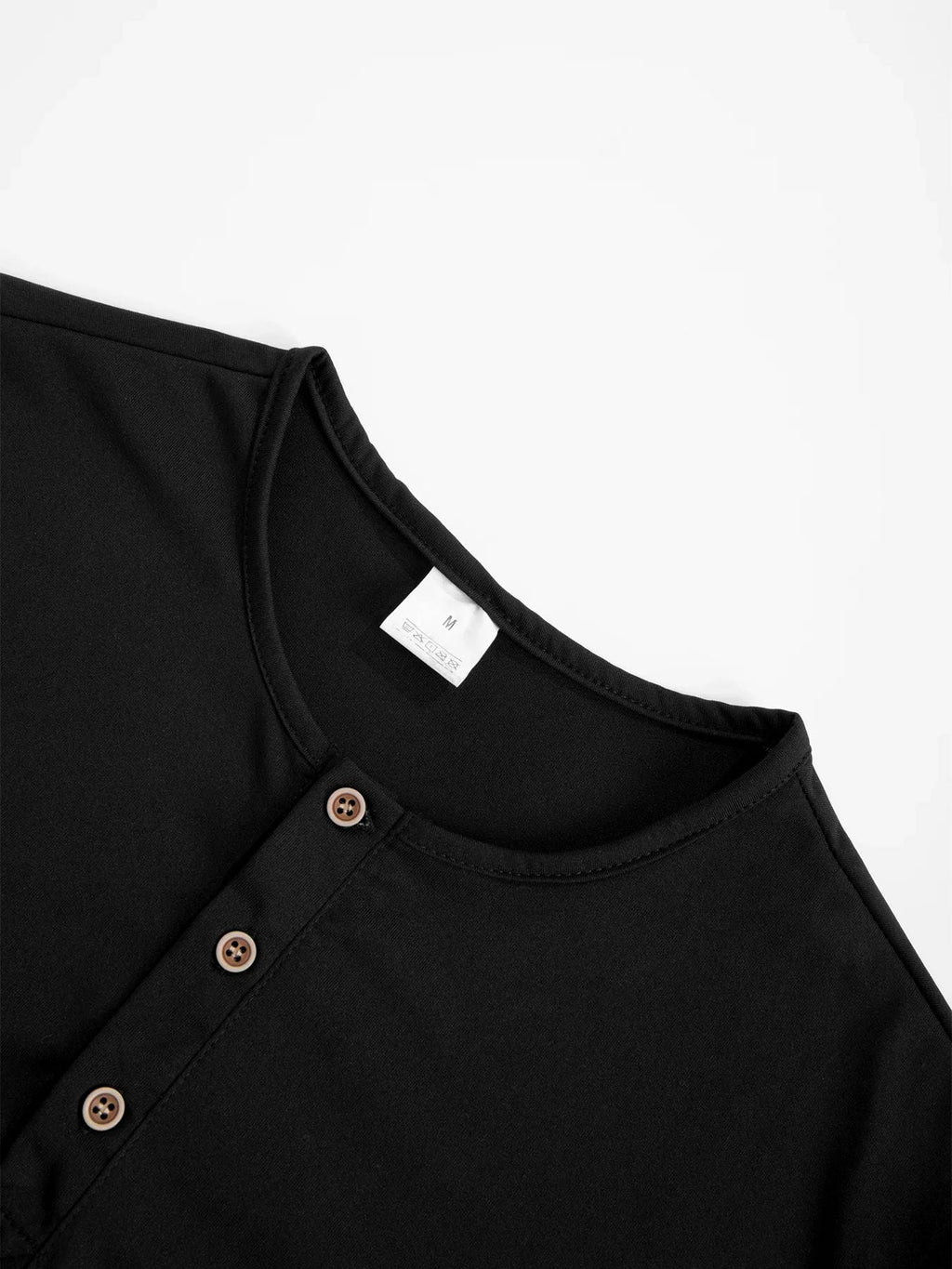 Men’s Classic Cotton Long Sleeve Henley Shirt – Three Button Casual Lightweight Pullover
