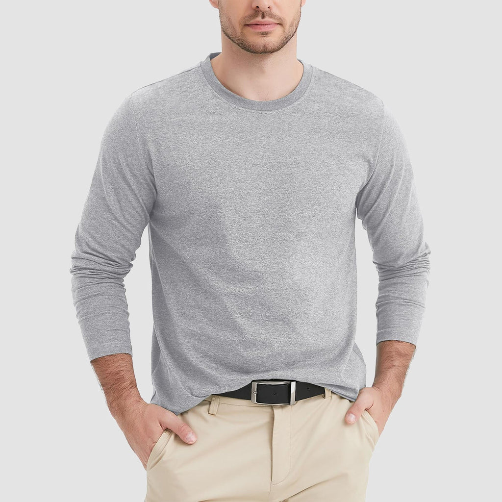Men’s Classic Crew Neck Cotton T-Shirt – Soft Breathable Everyday Essential