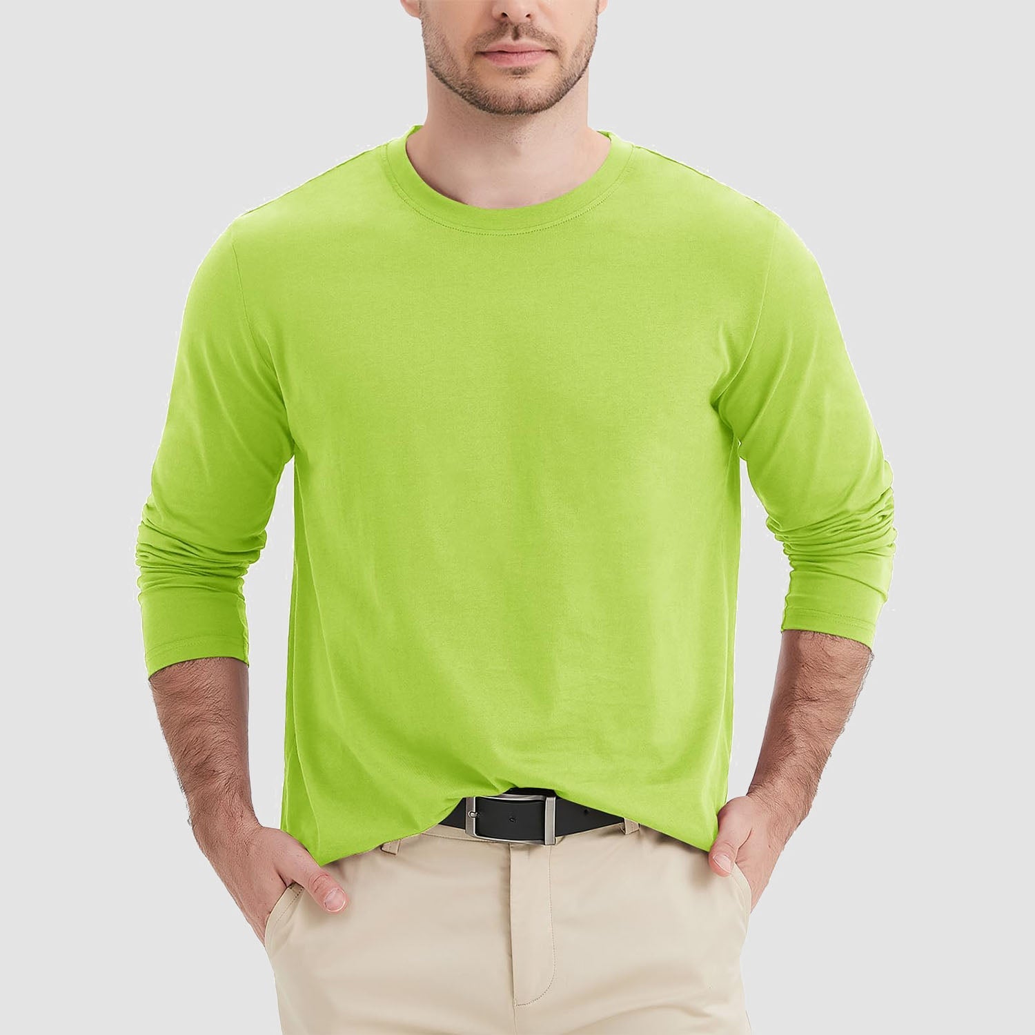 Men’s Classic Crew Neck Cotton T-Shirt – Soft Breathable Everyday Essential