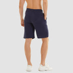 Men’s Casual Cotton Linen Elastic Waist Shorts with Drawstring Lightweight