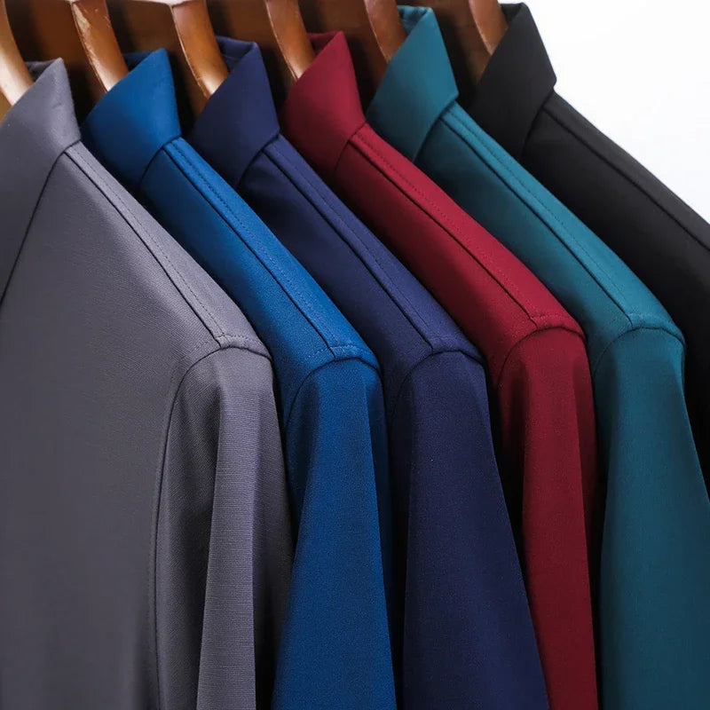 Men's Polo Shirt Breathable Short Sleeve Top for Summer Comfort Versatile Style for Business and Casual Wear