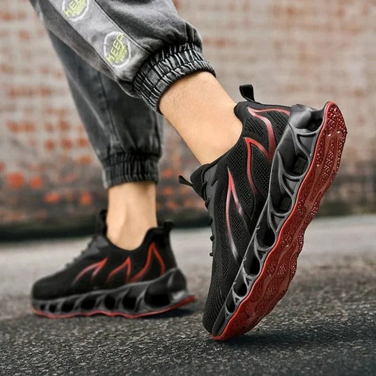 Men's Supportive Walking and Running Shoes with Lightweight Cushion