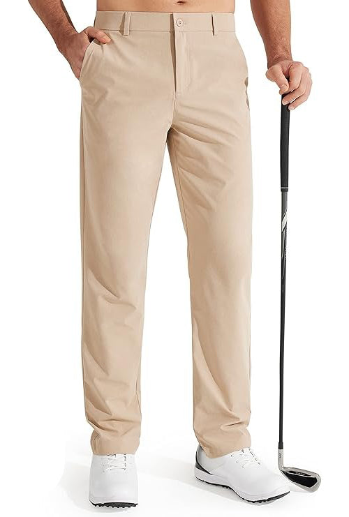 Men’s Stretch Golf Pants Quick Dry Water-Resistant Straight Fit Work & Casual Dress Pants – Lightweight Performance Trousers
