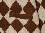 Lucerne Argyle Cardigan for Men – Merino Wool Knit Button Front Sweater Jacket
