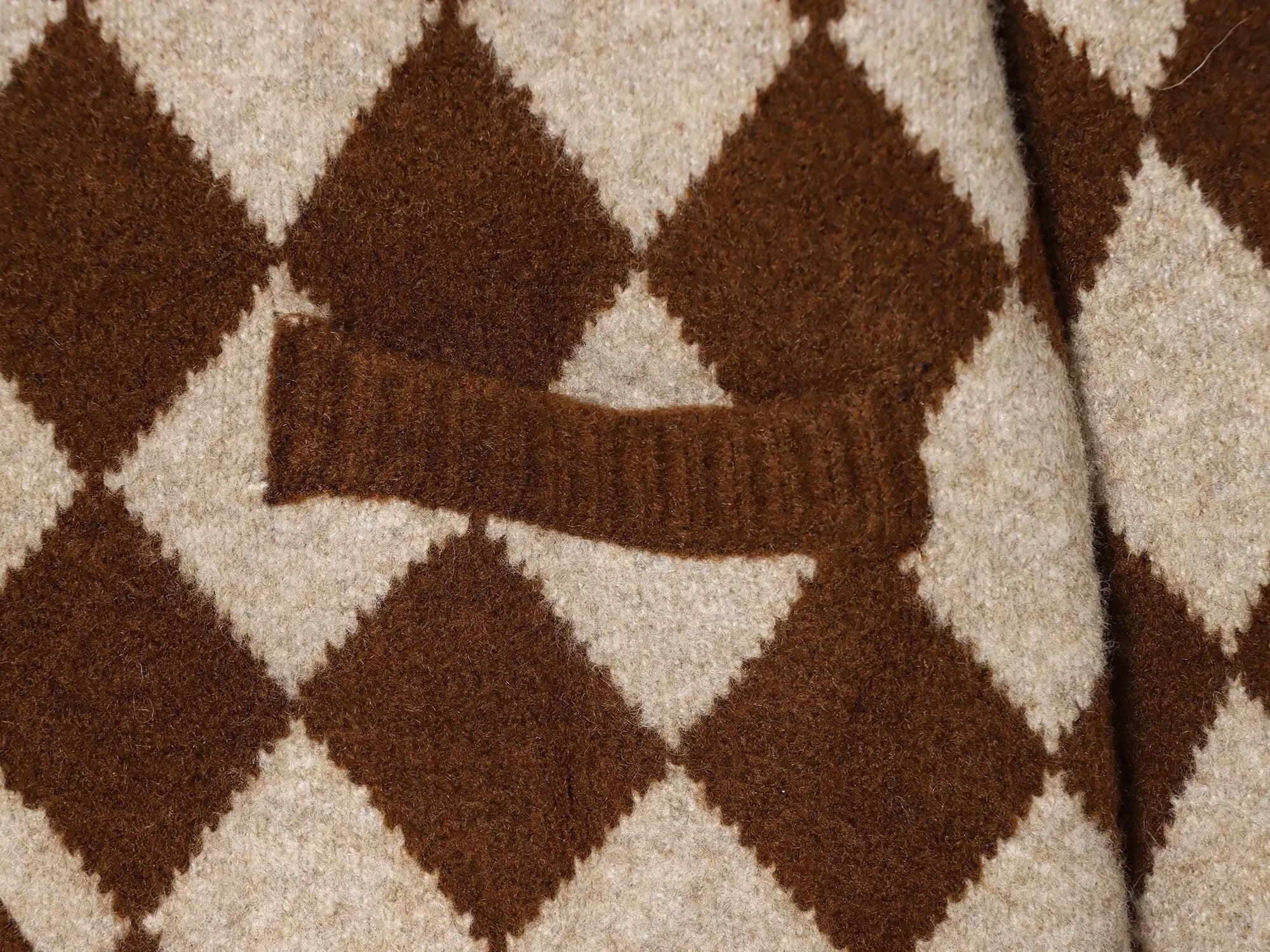 Lucerne Argyle Cardigan for Men – Merino Wool Knit Button Front Sweater Jacket