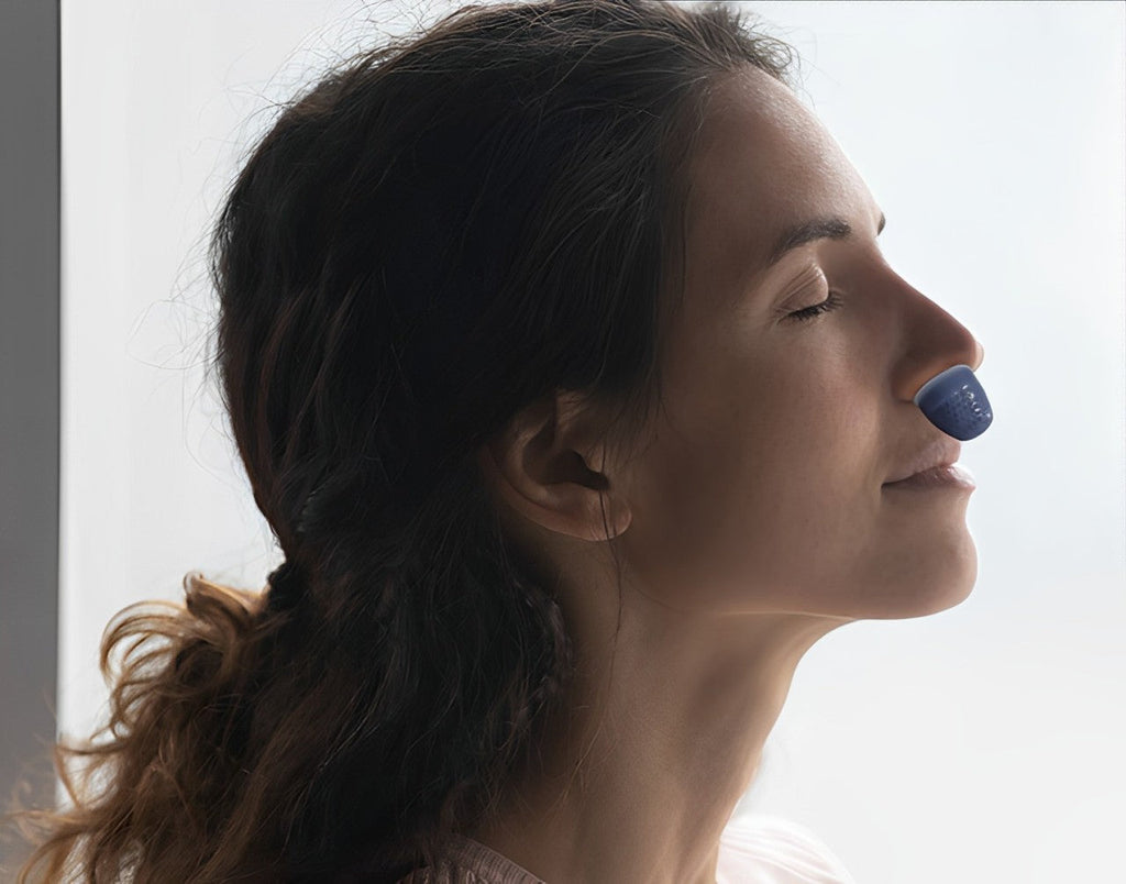 Compact Nasal Breathing Aid for Night Travel