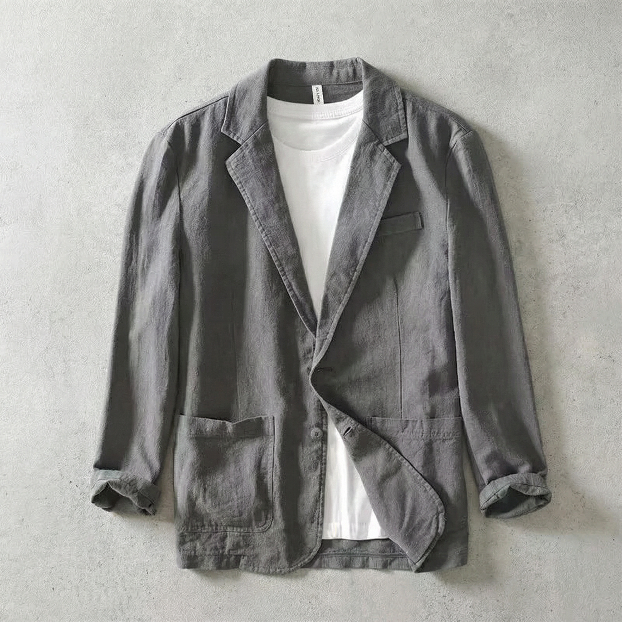 Milan Linen Jacket for Men – Lightweight Tailored Linen Blend Blazer