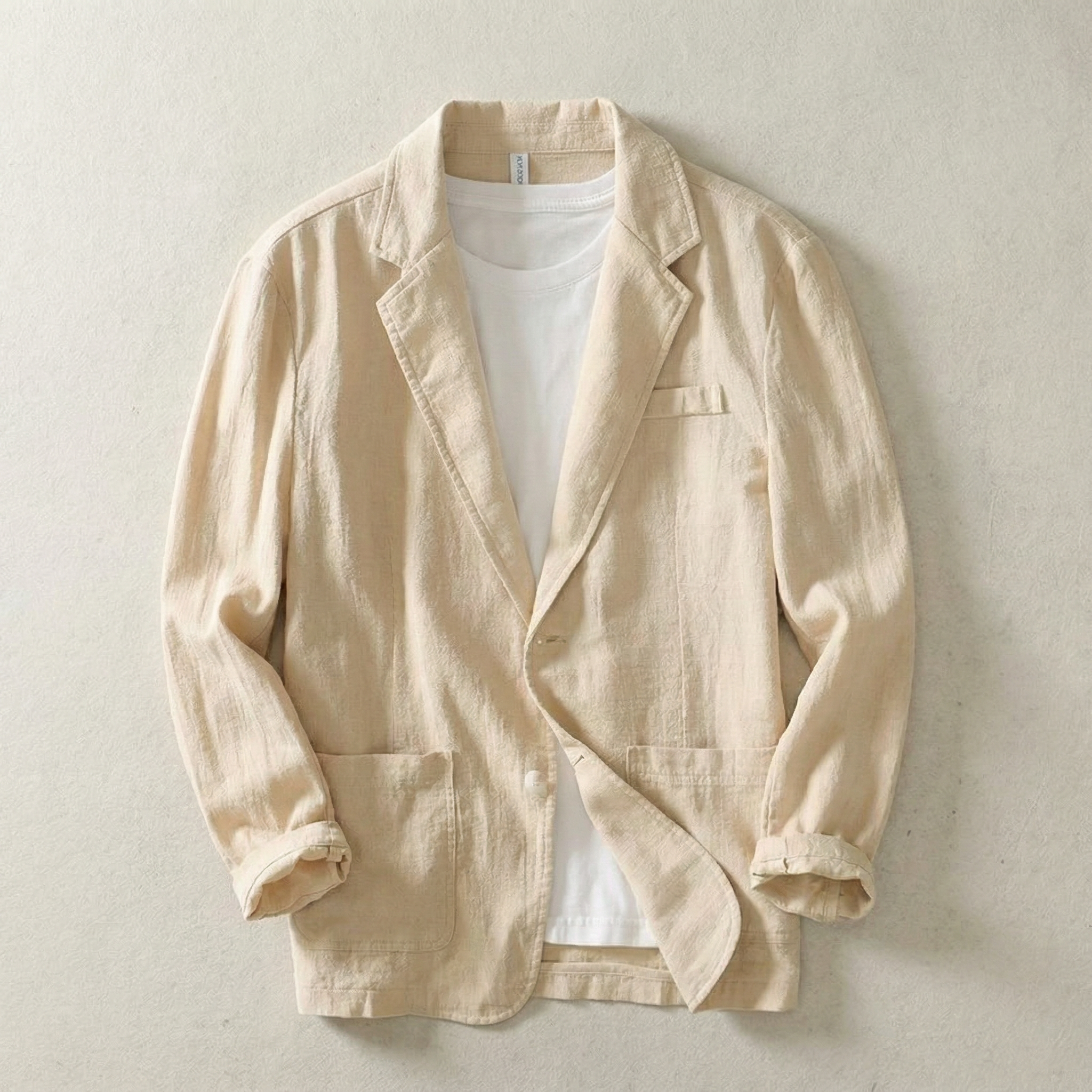Milan Linen Jacket for Men – Lightweight Tailored Linen Blend Blazer
