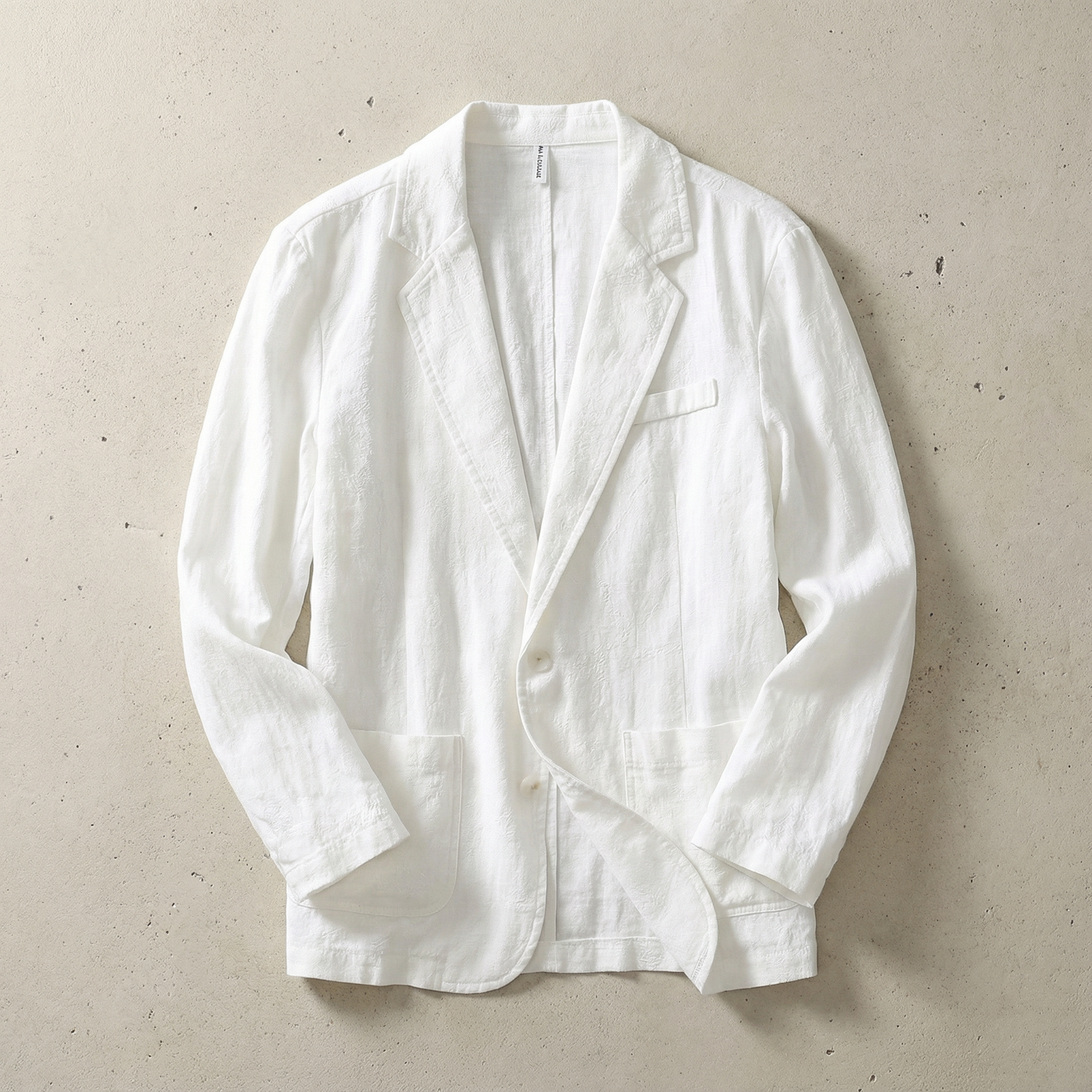 Milan Linen Jacket for Men – Lightweight Tailored Linen Blend Blazer