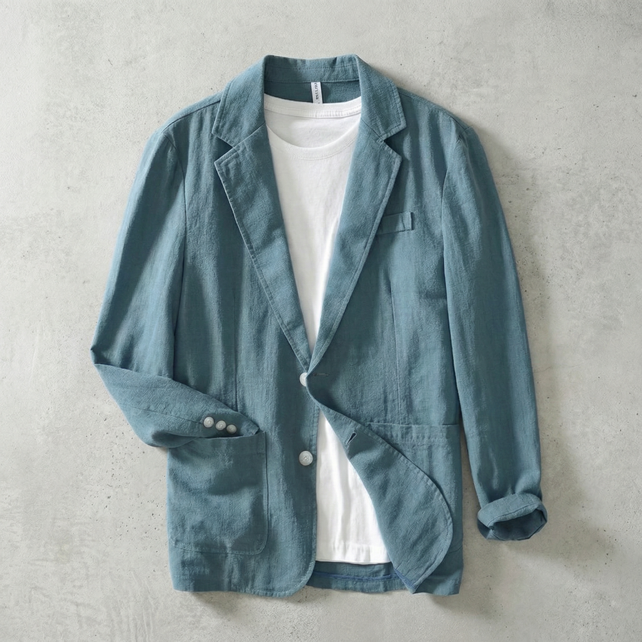 Milan Linen Jacket for Men – Lightweight Tailored Linen Blend Blazer
