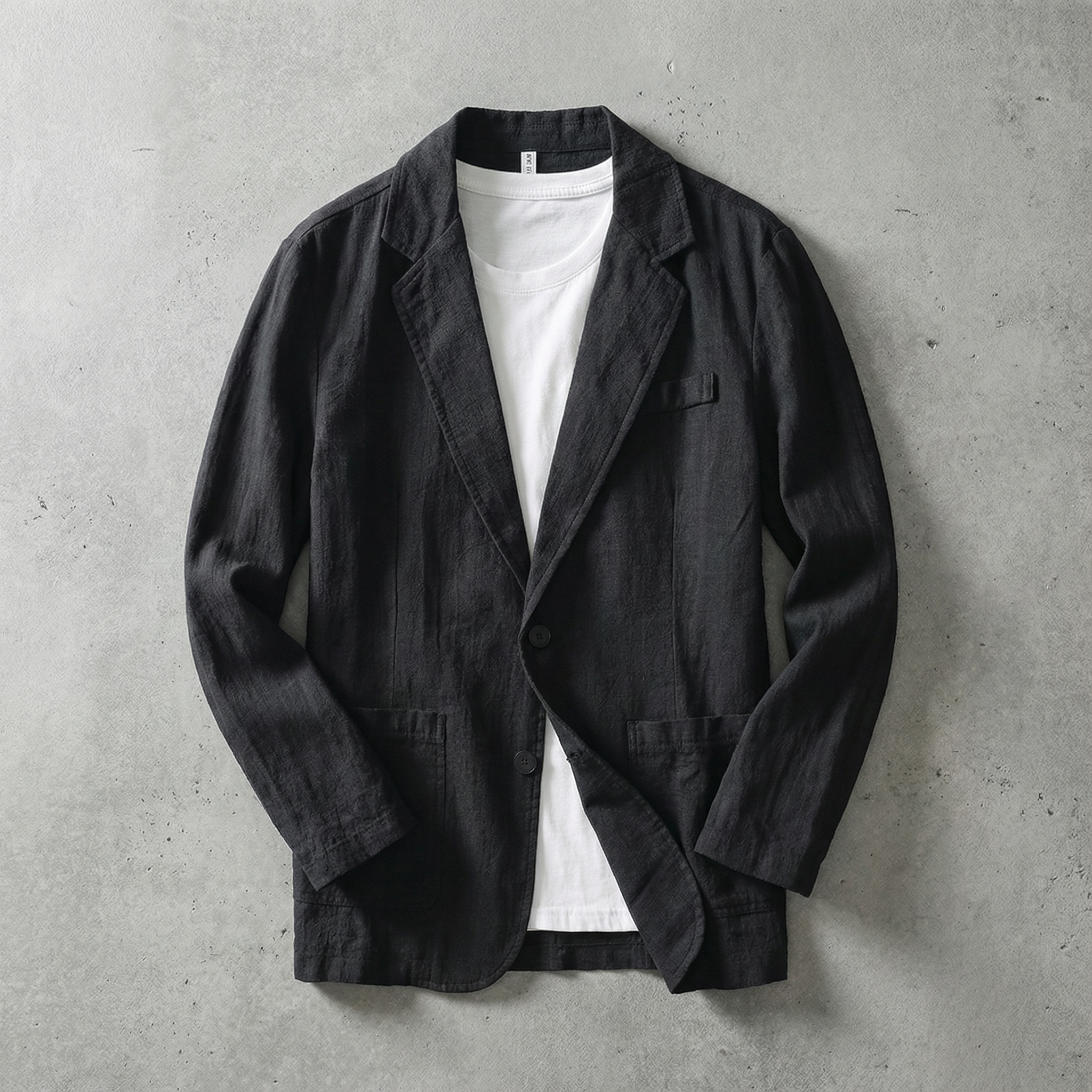Milan Linen Jacket for Men – Lightweight Tailored Linen Blend Blazer