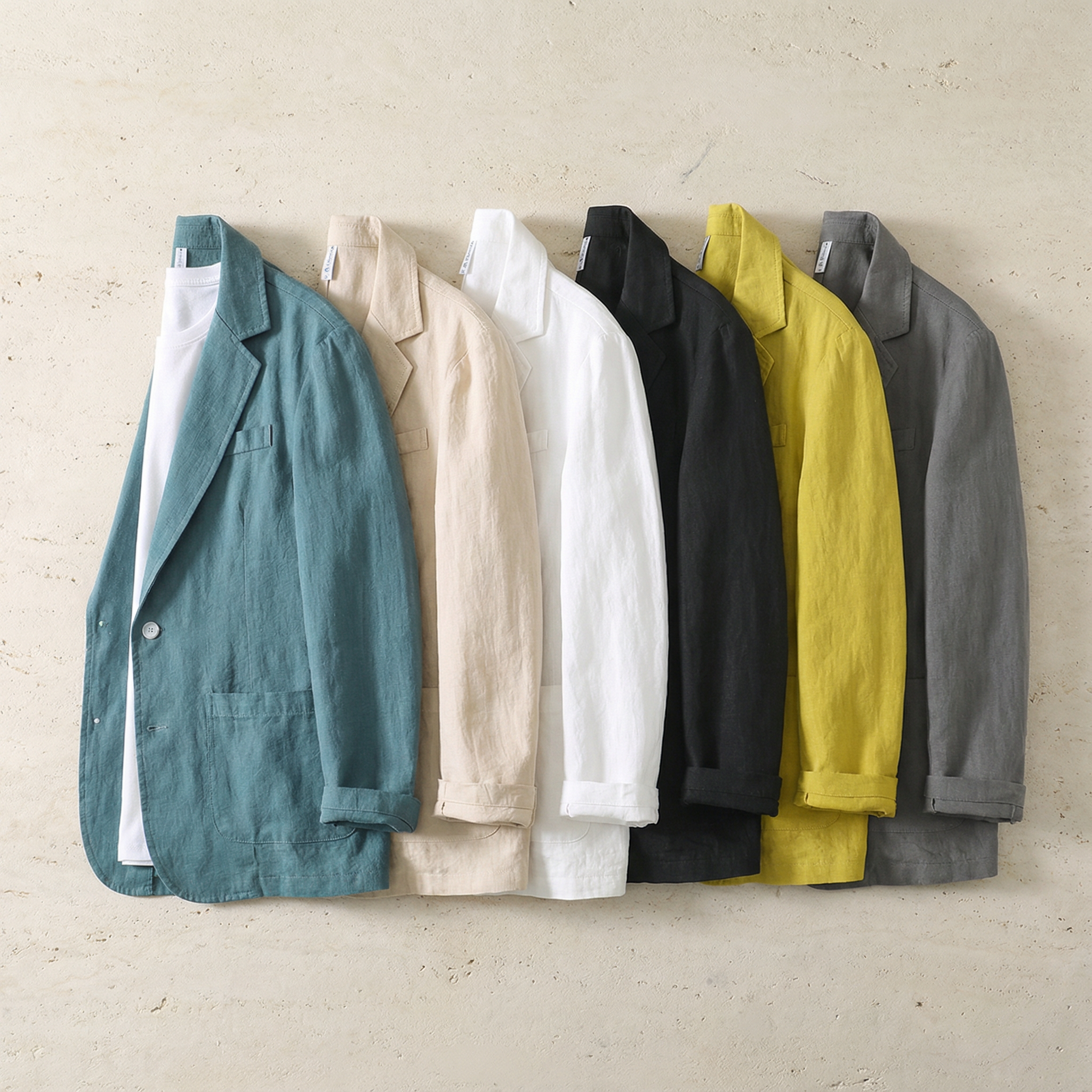 Milan Linen Jacket for Men – Lightweight Tailored Linen Blend Blazer