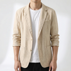 Milan Linen Jacket for Men – Lightweight Tailored Linen Blend Blazer