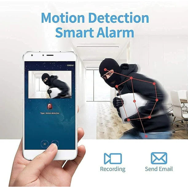 Palm Size Security Camera with Sound