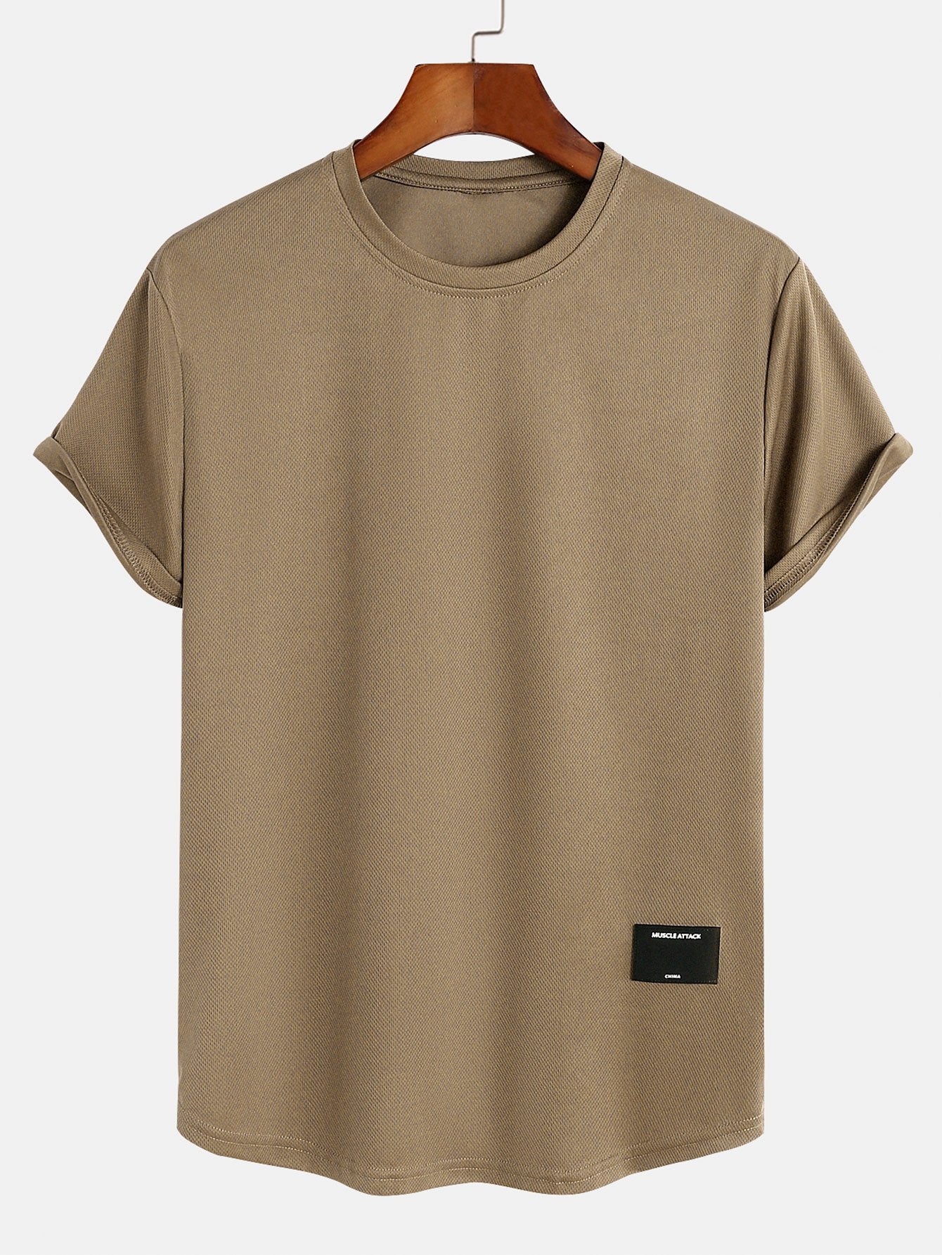 Women’s Stretch Polyester Spandex Regular Fit T-Shirt Soft Lightweight Everyday Casual Basic Short Sleeve Comfortable Stretch Top