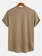 Women’s Stretch Polyester Spandex Regular Fit T-Shirt Soft Lightweight Everyday Casual Basic Short Sleeve Comfortable Stretch Top