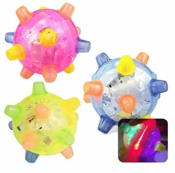 LED Hopping Dog Toy for Active Play
